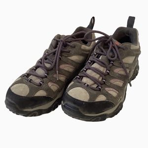 Merrell Moab Beluga Suede Hiking Shoes. Sz 8.5